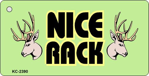 Nice Rack Novelty Aluminum Key Chain KC-2390