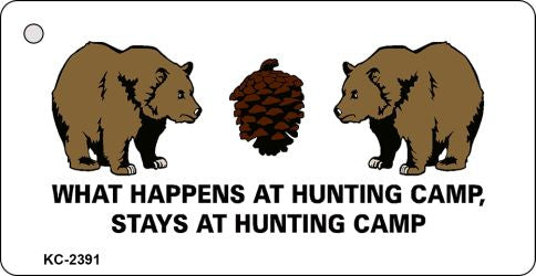 Hunting Camp Novelty Aluminum Key Chain KC-2391