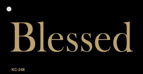 Blessed Novelty Aluminum Key Chain KC-248