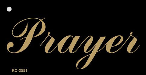 Prayer Novelty Aluminum Key Chain KC-2551