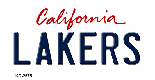 Lakers California Novelty State Metal Key Chain KC-2575