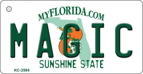 Magic Florida State License Plate Tag Key Chain KC-2584
