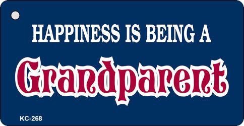 Happiness Grandparent Novelty Aluminum Key Chain KC-268