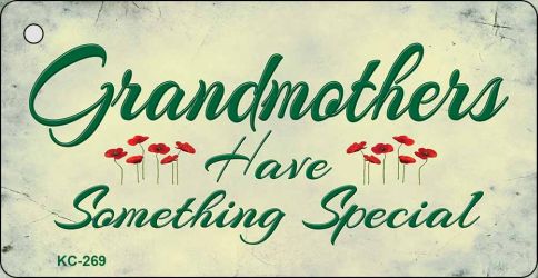 Grandmothers Have Something Novelty Metal Key Chain KC-269