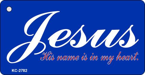 Jesus In My Heart Novelty Aluminum Key Chain KC-2782
