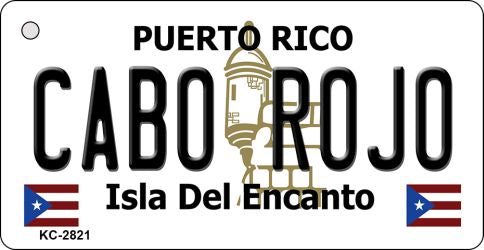 Cabo Rojo Puerto Rico Flag Novelty Aluminum Key Chain KC-2821