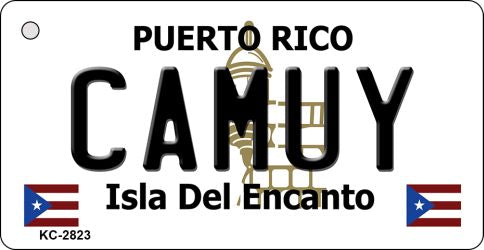 Camuy Puerto Rico Flag Novelty Aluminum Key Chain KC-2823