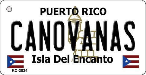Canovanas Puerto Rico Flag Novelty Aluminum Key Chain KC-2824