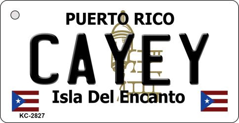 Cayey Puerto Rico Flag Novelty Aluminum Key Chain KC-2827