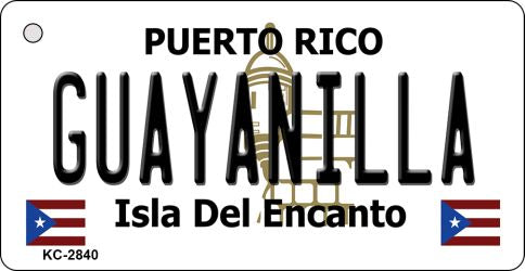 Guayanilla Puerto Rico Flag Novelty Aluminum Key Chain KC-2840