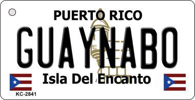 Guaynabo Puerto Rico Flag Novelty Aluminum Key Chain KC-2841