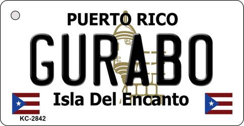 Gurabo Puerto Rico Flag Novelty Aluminum Key Chain KC-2842