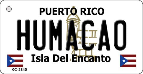 Humacao Puerto Rico Flag Novelty Aluminum Key Chain KC-2845
