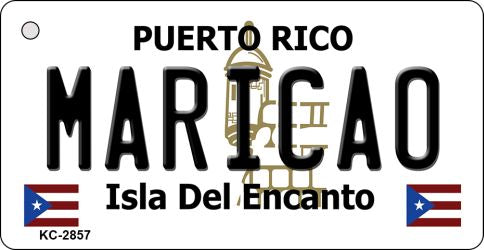 Maricao Puerto Rico Flag Novelty Aluminum Key Chain KC-2857