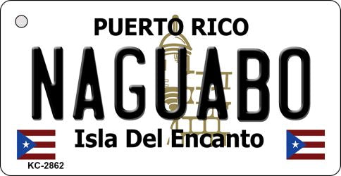 Naguabo Puerto Rico Flag Novelty Aluminum Key Chain KC-2862