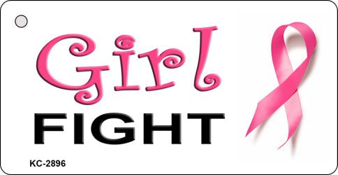 Girl Fight Novelty Metal Key Chain KC-2896