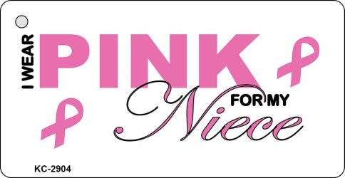 Pink For Niece Novelty Aluminum Key Chain KC-2904