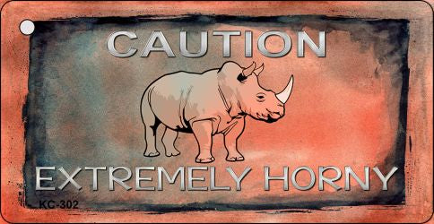 Extremely Horny Novelty Aluminum Key Chain KC-302