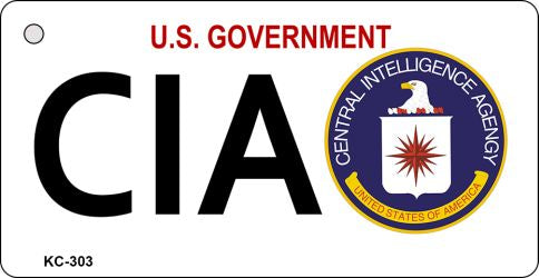 CIA Novelty Aluminum Key Chain KC-303