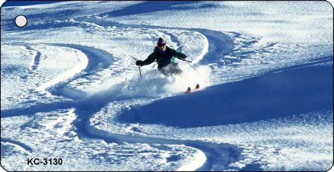 Powder Slopes Novelty Metal Key Chain KC-3130
