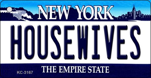 Housewives New York State License Plate Tag Key Chain KC-3167