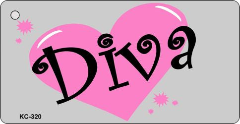 Diva Novelty Aluminum Key Chain KC-320