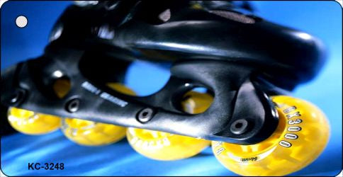 Inline Skate Novelty Aluminum Key Chain KC-3248