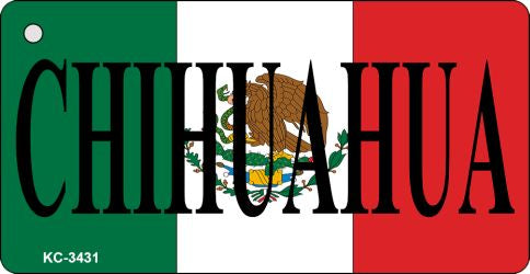 Chihuahua Novelty Aluminum Key Chain KC-3431