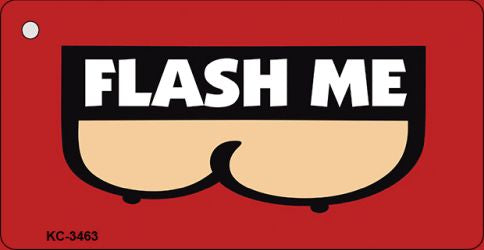 Flash Me Novelty Metal Key Chain KC-3463