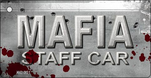 Mafia Staff Car Novelty Aluminum Key Chain KC-351