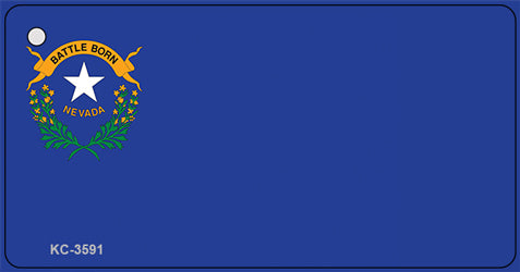 Nevada State Flag Novelty Aluminum Key Chain KC-3591