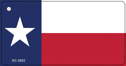 Texas State Flag Novelty Aluminum Key Chain KC-3602