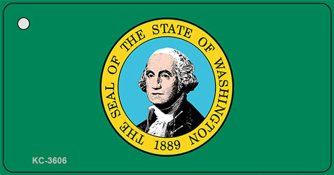 Washington State Flag Novelty Aluminum Key Chain KC-3606