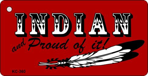 Indian Proud Novelty Aluminum Key Chain KC-360