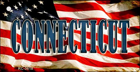 Connecticut Novelty Aluminum Key Chain KC-3618