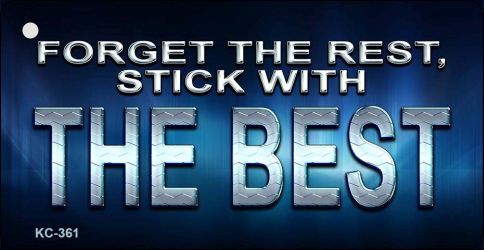 Forget The Rest Novelty Metal Key Chain KC-361