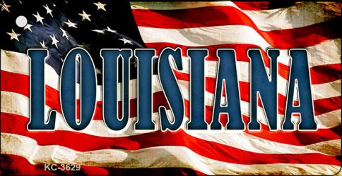 Louisiana Novelty Aluminum Key Chain KC-3629