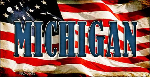 Michigan Novelty Aluminum Key Chain KC-3633