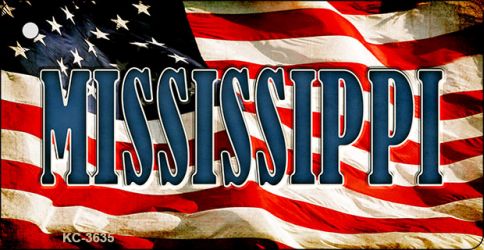 Mississippi Novelty Aluminum Key Chain KC-3635