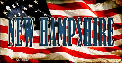 New Hampshire Novelty Aluminum Key Chain KC-3640