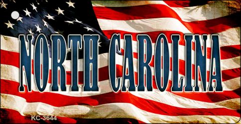 North Carolina Novelty Aluminum Key Chain KC-3644