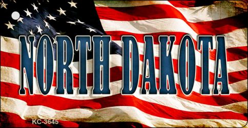 North Dakota Novelty Aluminum Key Chain KC-3645