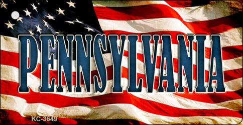 Pennsylvania Novelty Aluminum Key Chain KC-3649
