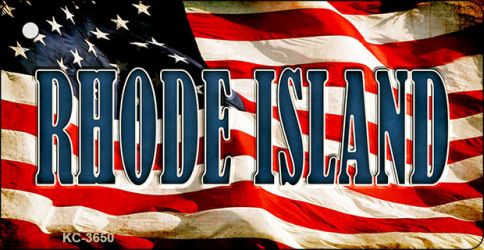 Rhode Island Novelty Aluminum Key Chain KC-3650
