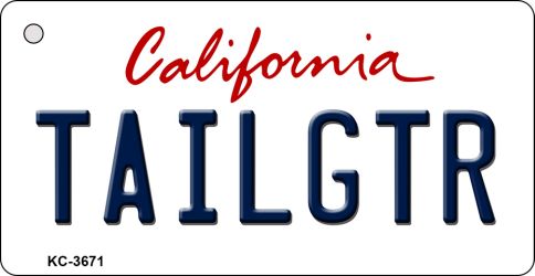 Tailgtr California Novelty Metal Key Chain KC-3671