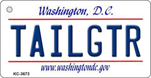 Tailgtr Washington DC Novelty Metal Key Chain KC-3673