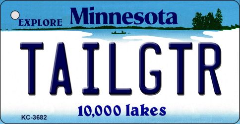 Tailgtr Minnesota Novelty Metal Key Chain KC-3682