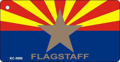 Flagstaff Arizona State Flag Novelty Aluminum Key Chain KC-3696