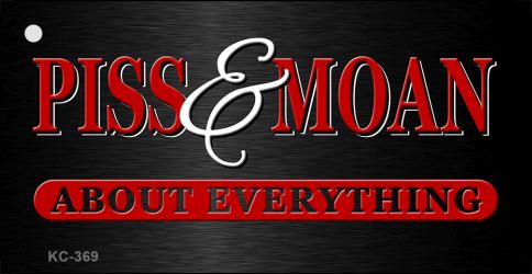 Piss & Moan Novelty Metal Key Chain KC-369