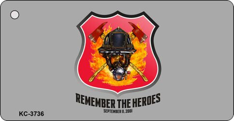 Remember The Hereos Novelty Aluminum Key Chain KC-3736